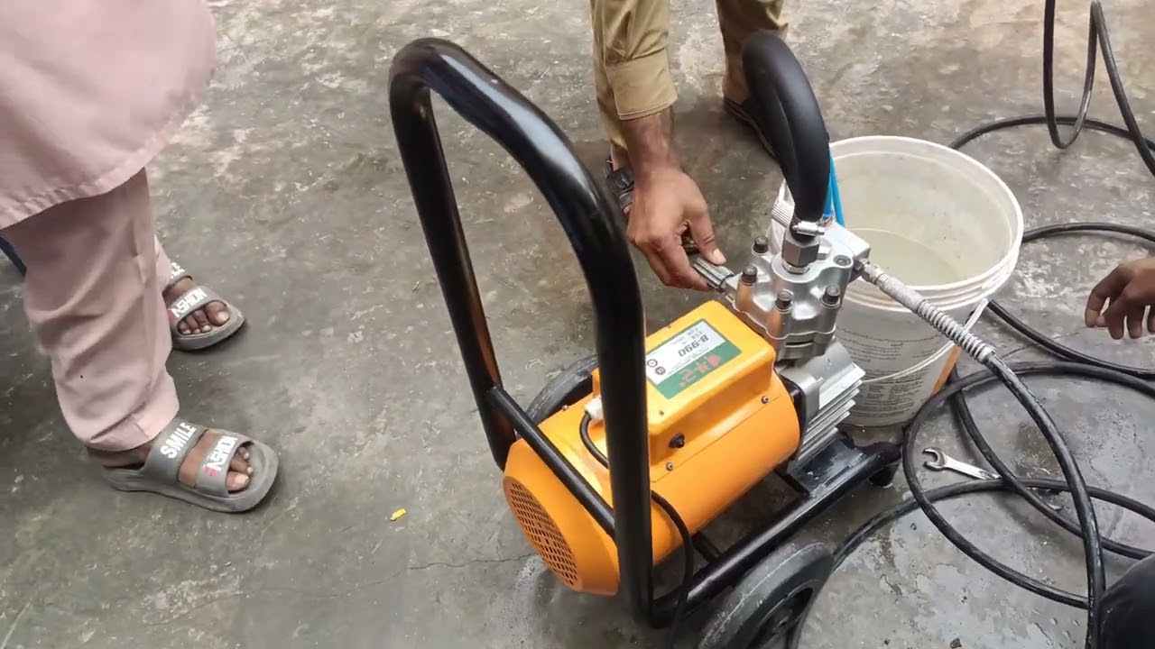 arless pant spray machines working detail