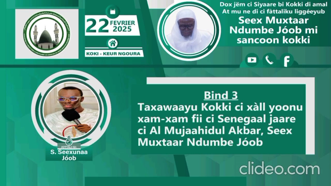 Bind 3:*Dellusi waatug Seex Muxtaar Ndumbe ci Réew mi ak sancug dëkkam bii di Kokki