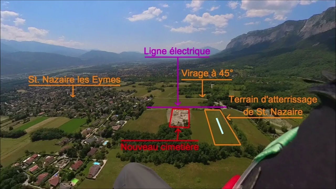 Le terrain d'atterrissage de Saint-Nazaire-les-Eymes