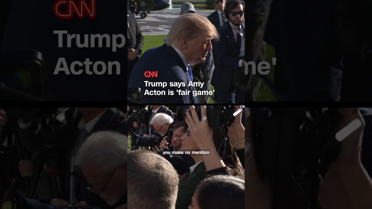 Trump says Amy Acton is 'fair game'