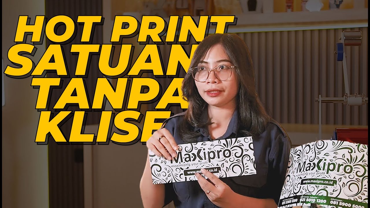 Begini Cara CETAK HOT PRINT FOIL / TONING TANPA KLISE Dan BISA SATUAN . . . PAKAI MESIN INI !!!