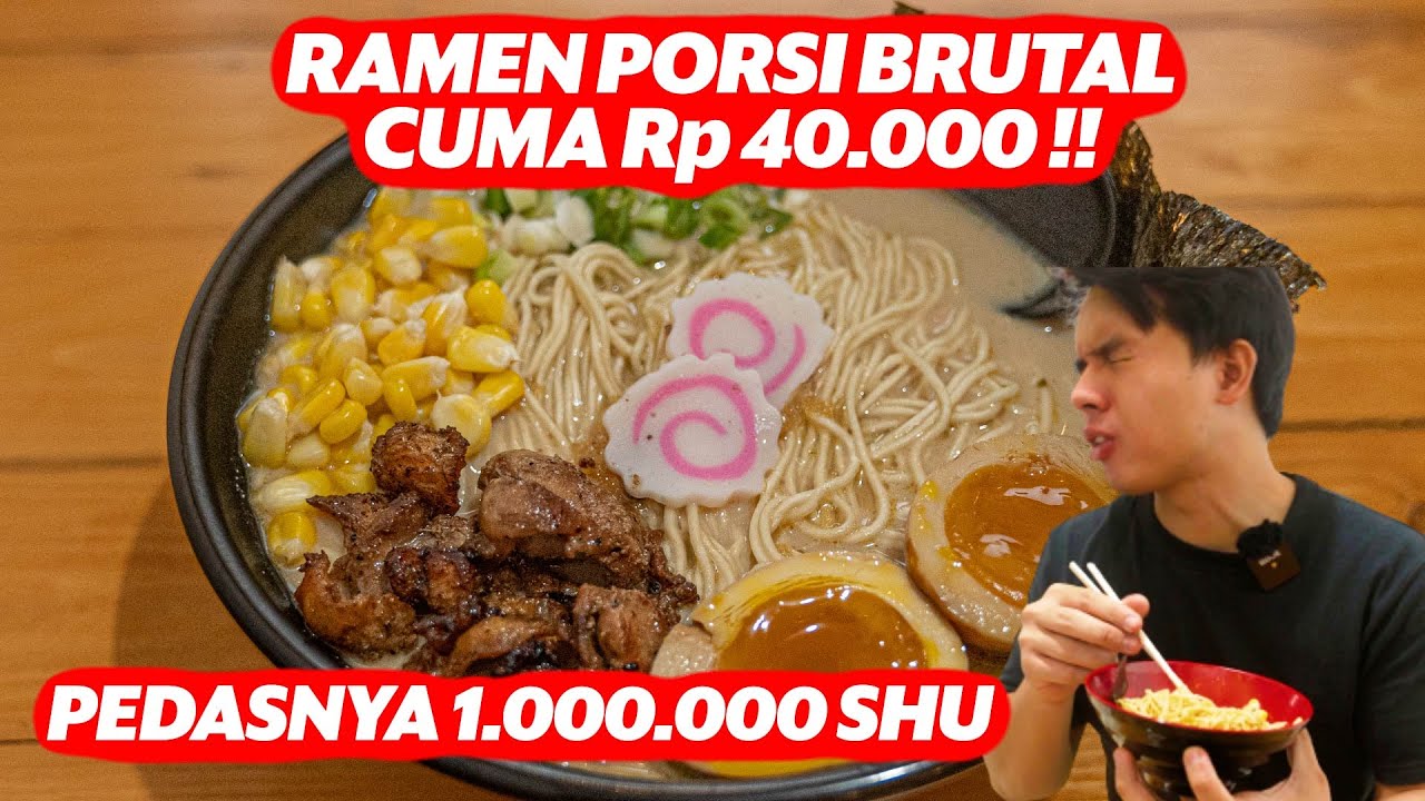 RAMEN PORSI BRUTAL PEDAS 1.000.000 SHU HARGA CUMA Rp 40.000 ! TERSEMBUNYI DI DALAM PERUMAHAN