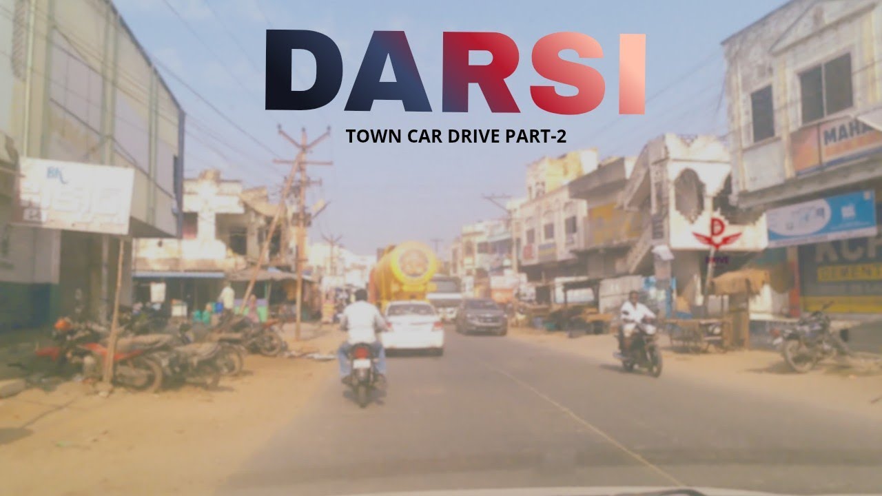 [India 4k] Darsi town car drive tour part -2 || 25th January 2026