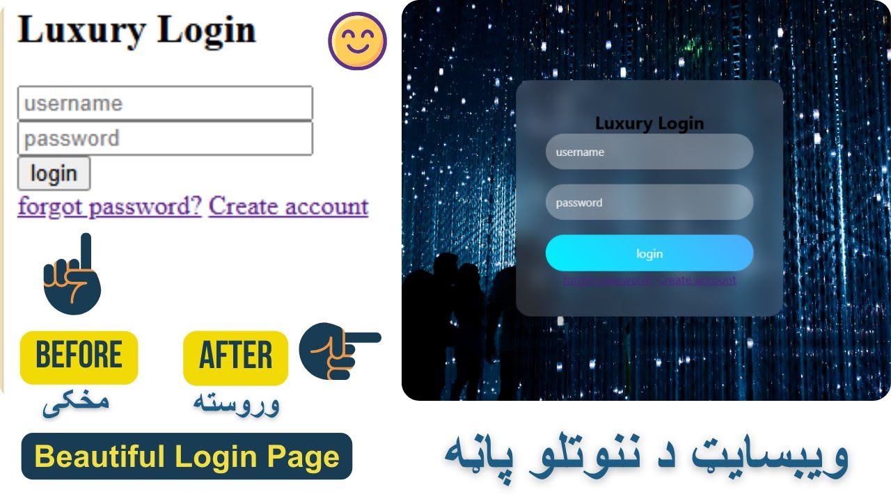 Professional Login Page with HTML & CSS only | Modern UI Design #viral #htmltutorial #css #coding