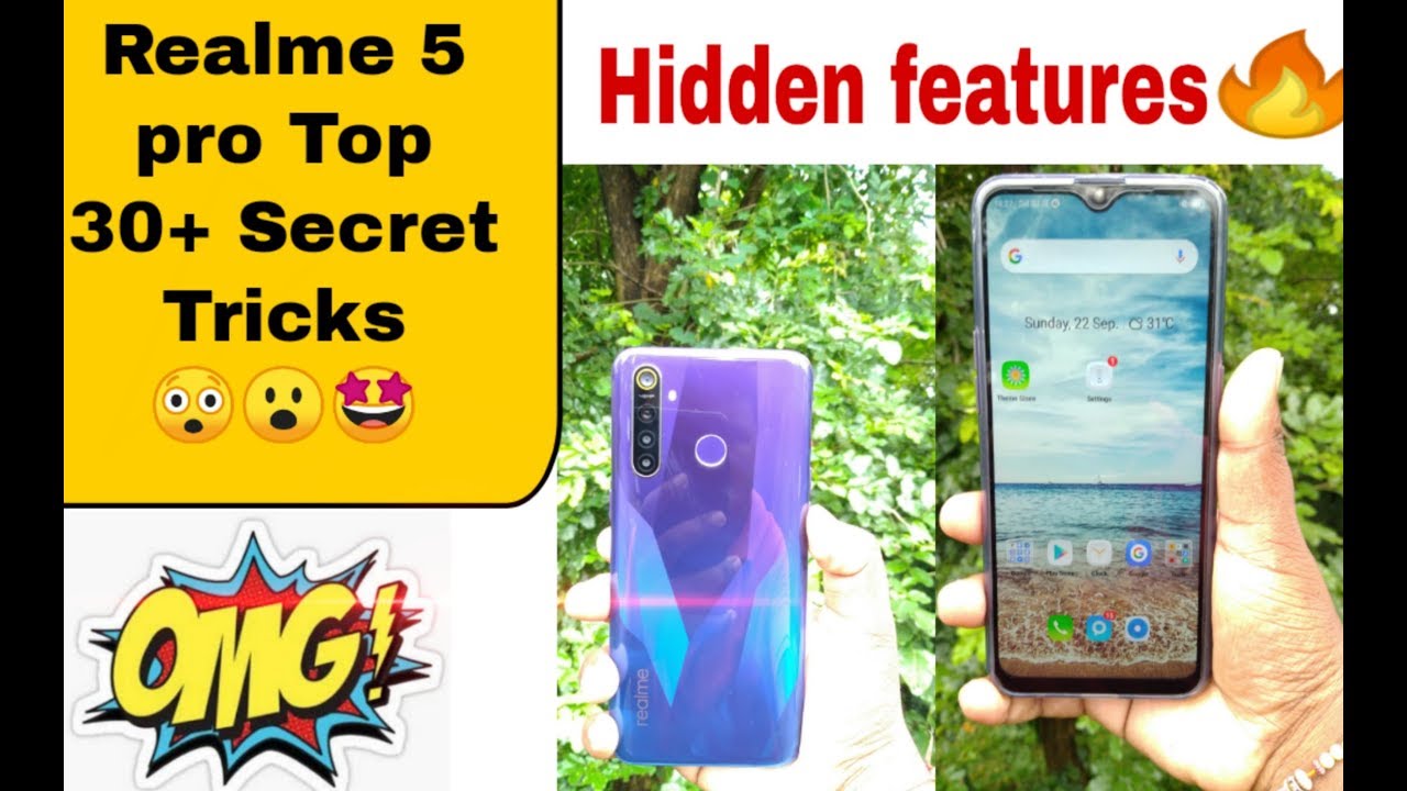 Realme 5 pro Top 30+ secret settings & cool😎 features.