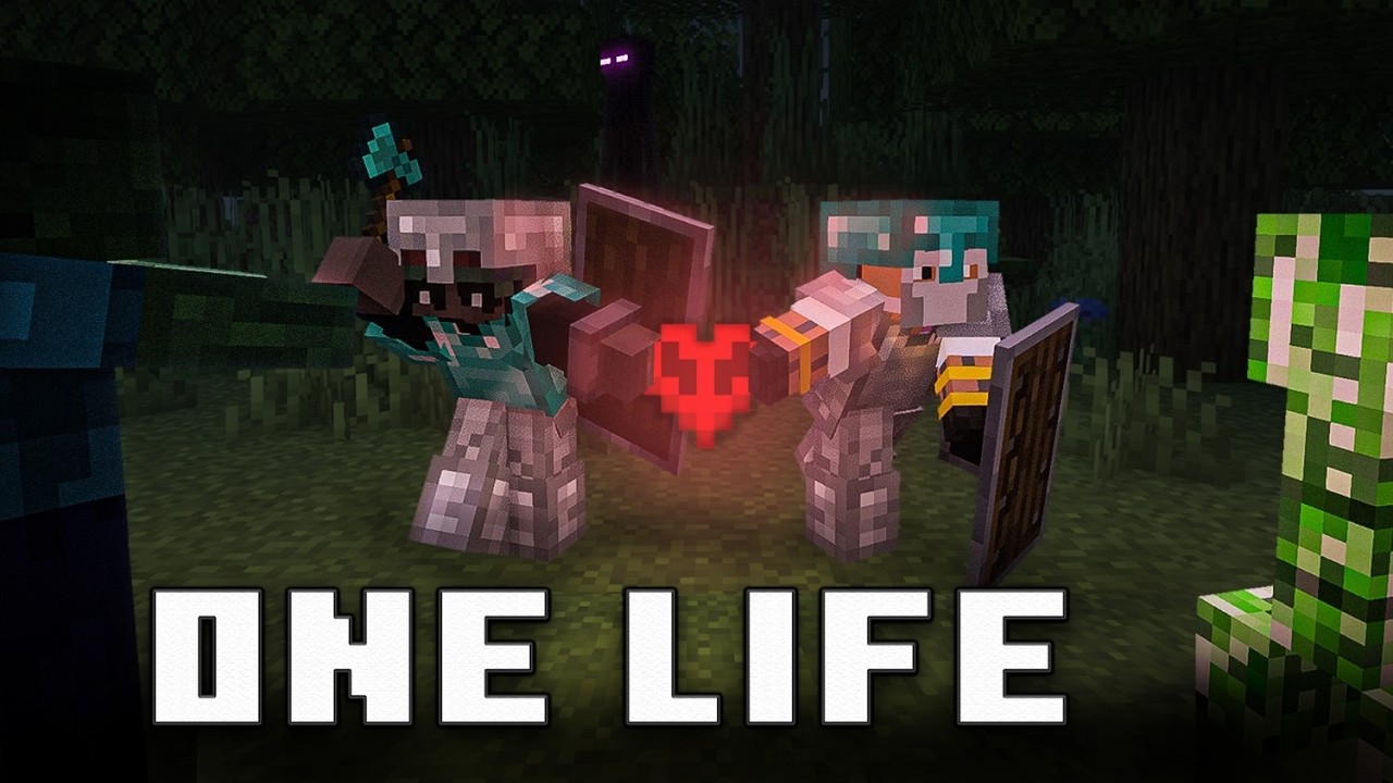Hardcore Minecraft But We Share Health...
