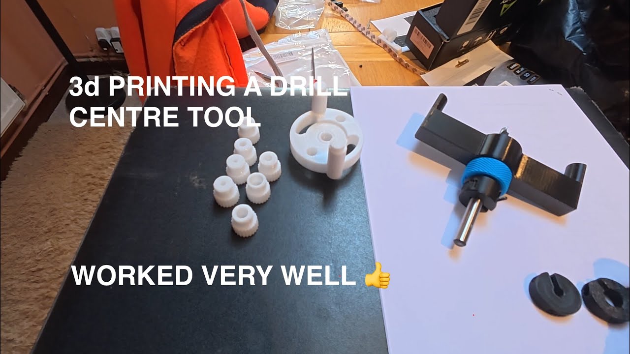 3D Printing a drill Centering tool