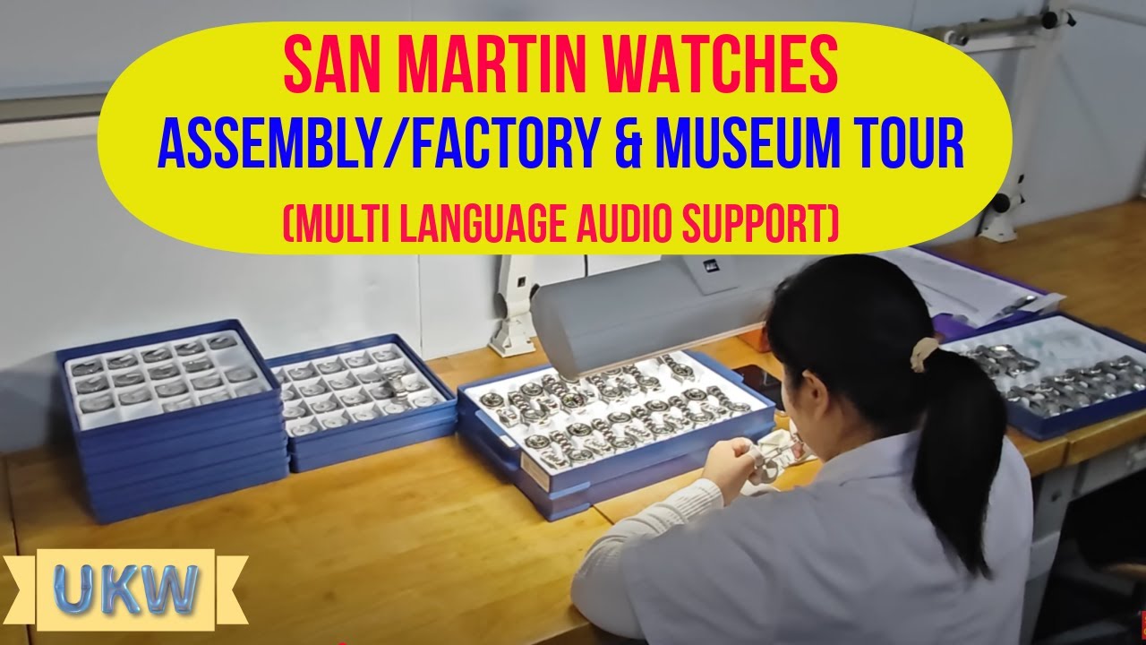 San Martin Watches Assembly/Factory & Museum Tour!!  Inside the Most Famous Aliexpress Watch Company