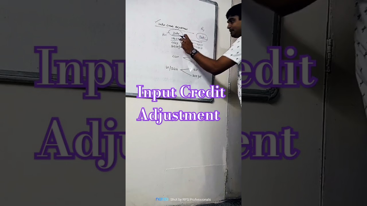 GST Input Credit Adjustment | E.Accounting Course