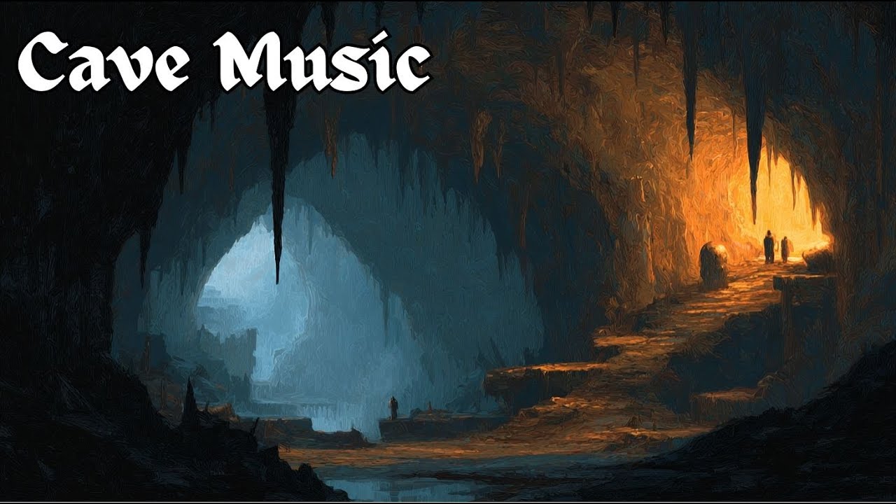 Cave Ambience Music | Dark Fantasy Exploration Soundtrack for D&D & RPG's