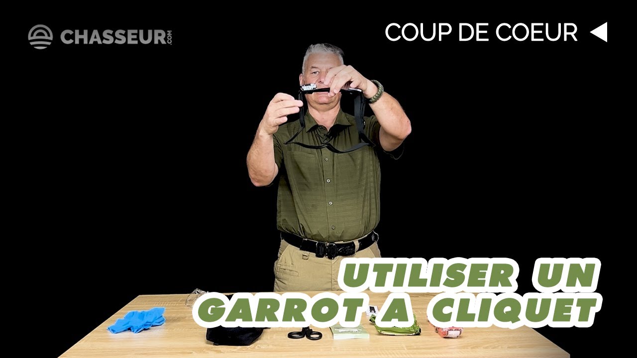 Comment utiliser un garrot &agrave; cliquet ?