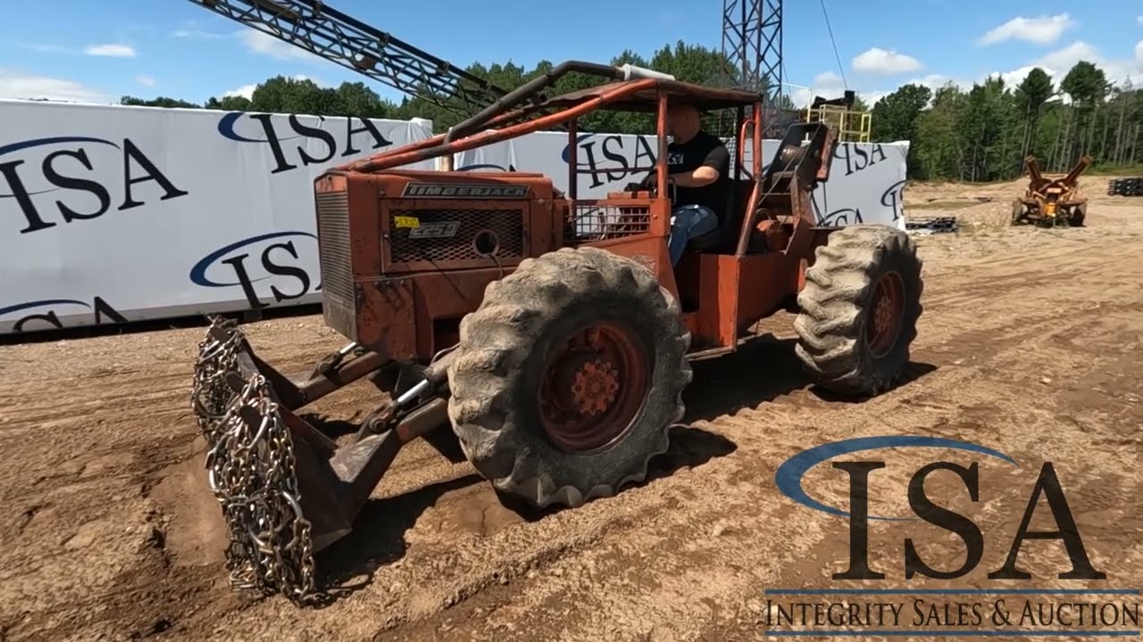 17022 - Timberjack 225D Skidder Will Be Sold At Auction!