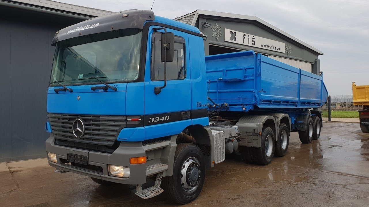 TRUCK MERCEDES BENZ ACTROS 3340 6X6 TRACTOR UNIT FIŠ TRUCKS & MACHINERY SLOVENIA