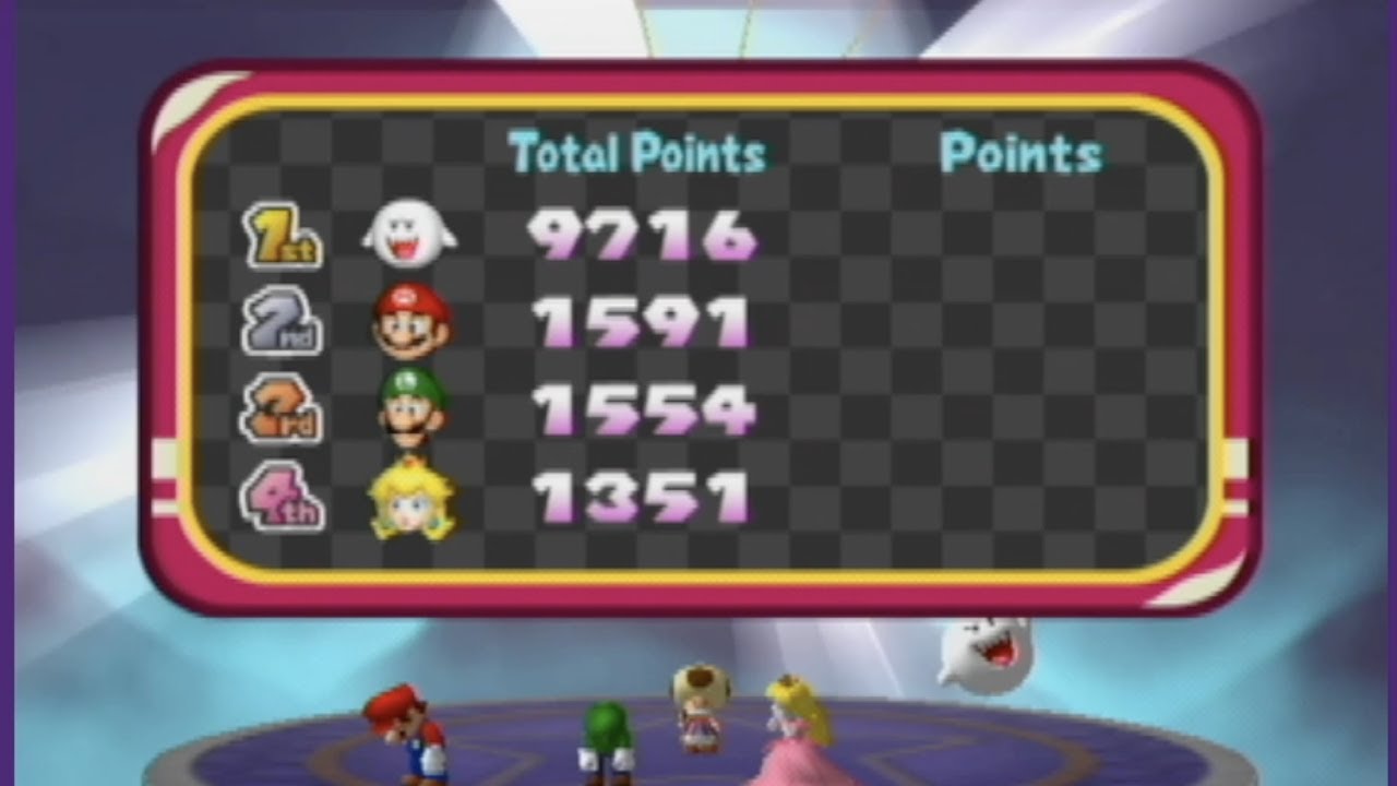 Mario Party 7 Decathlon Castle 9716 points