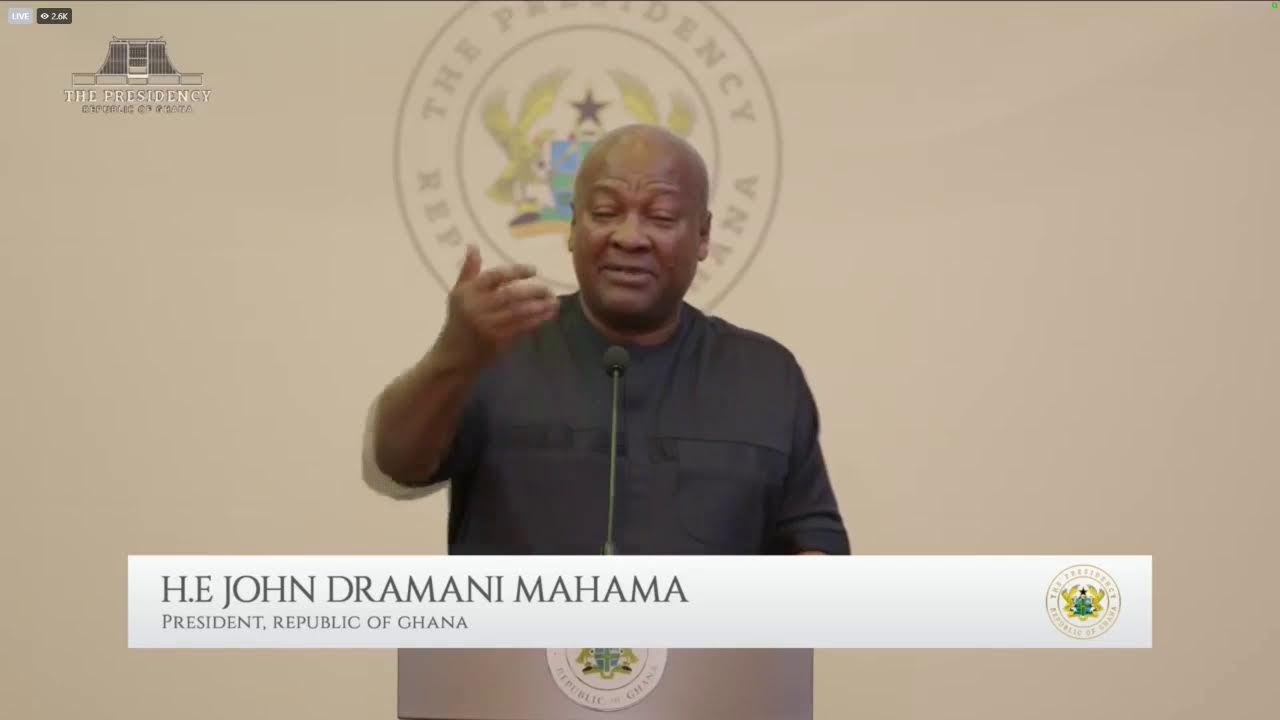 PRESIDENTIAL MEDIA ENCOUNTER: MAHAMA MEETS THE PRESS