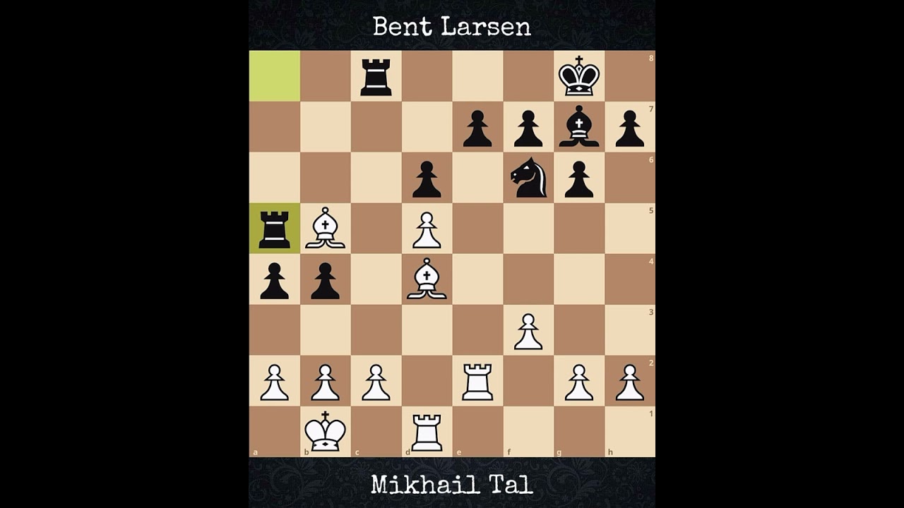 Mikhail Tal vs Bent Larsen | Zurich, Switzerland (1959)