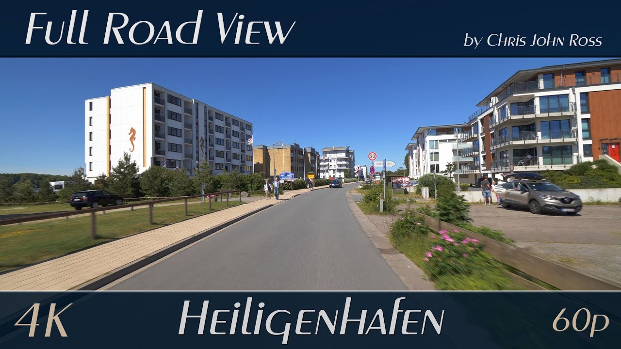 Heiligenhafen, Schleswig-Holstein, Germany: Am Yachthafen, Steinwarder - 4K (2160p/60p) Ultra HD