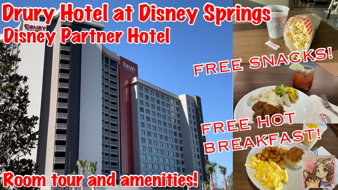 Drury Disney Springs | Disney Partner Hotel | FREE HOT SNACKS AND BREAKFAST!