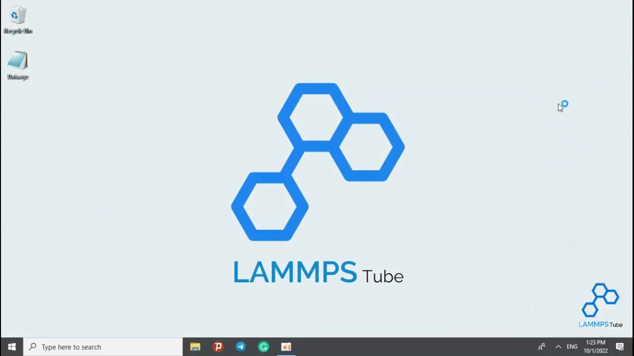 Write LAMMPS Data File with Openbabel Software