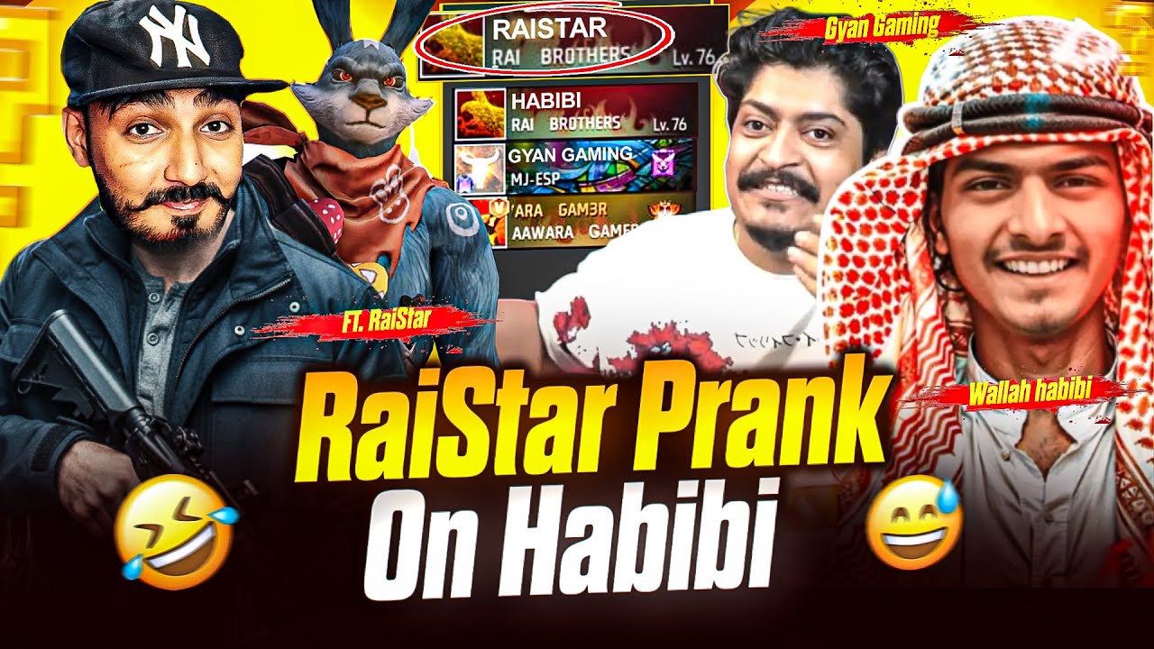RaiStar Prank On Habibi in Clash Squad 😳 Garena Free Fire