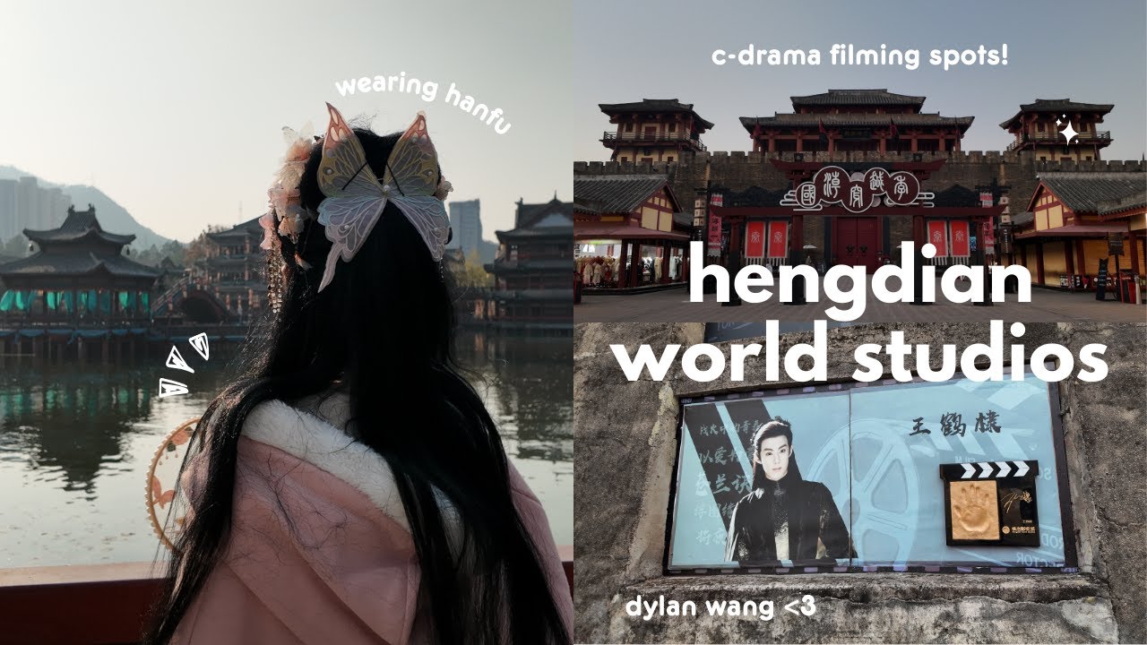 HENGDIAN WORLD STUDIOS 🇨🇳 | wearing hanfus & visiting famous cdrama filming locations 🩷🎥