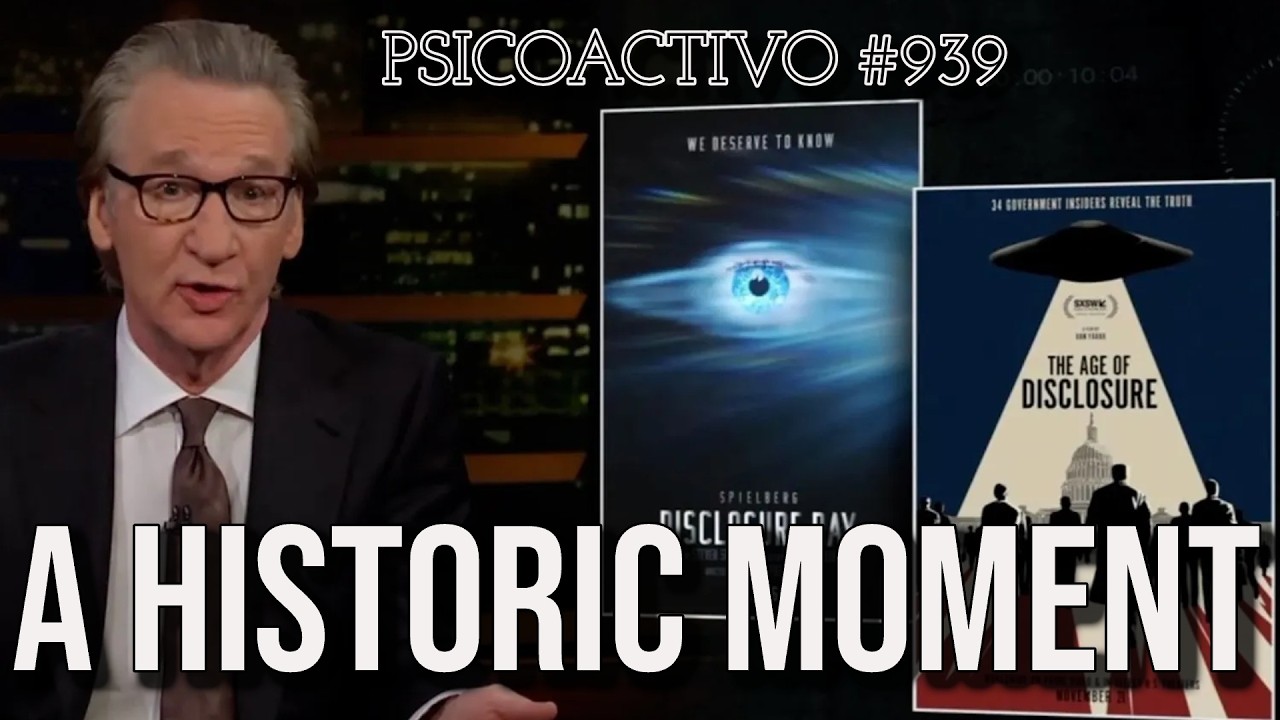 Jedyny BŁĄD Billa Mahera podczas wygłaszania nocnego monologu na temat UFO &ndash; Psicoactivo #939