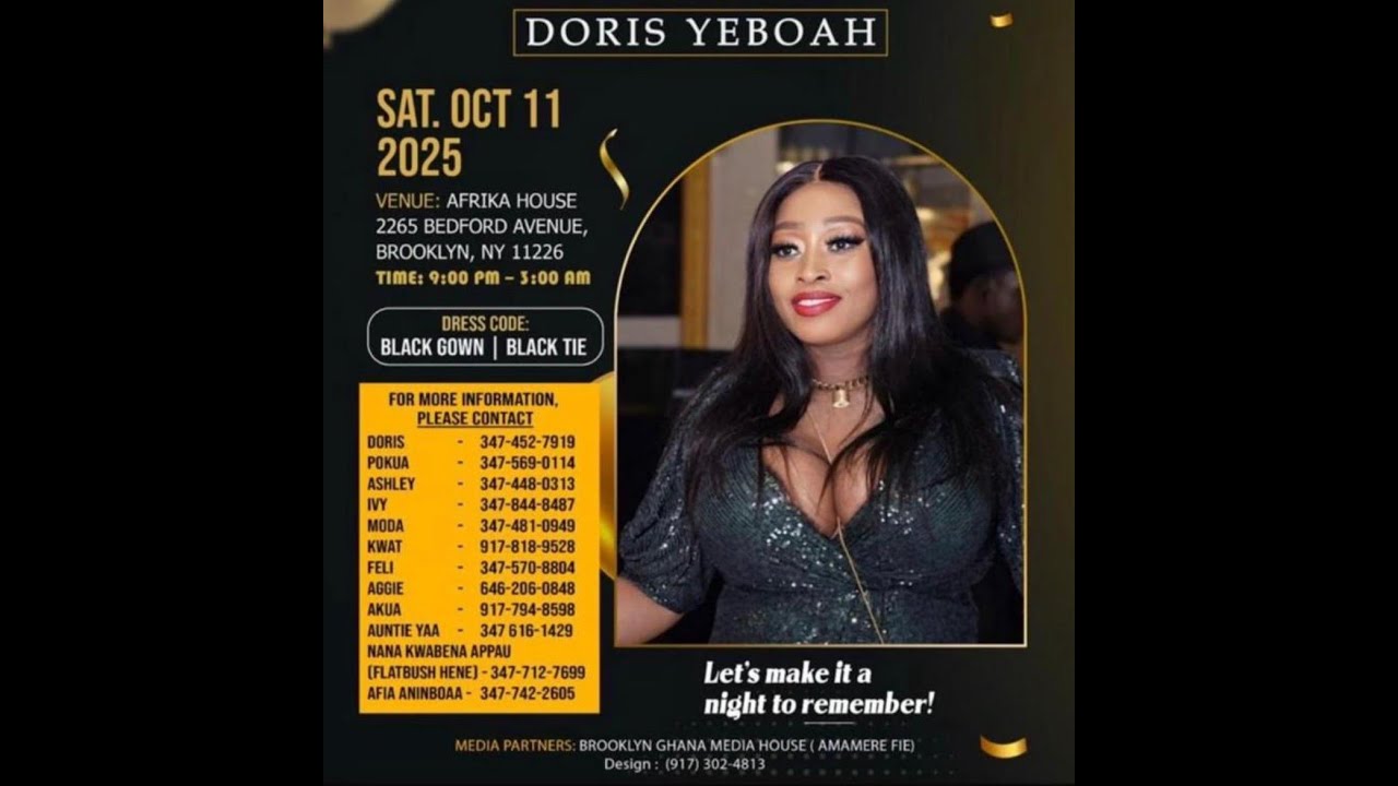 ELEGANT BIRTHDAY IN HONOR OF Doris Yeboah