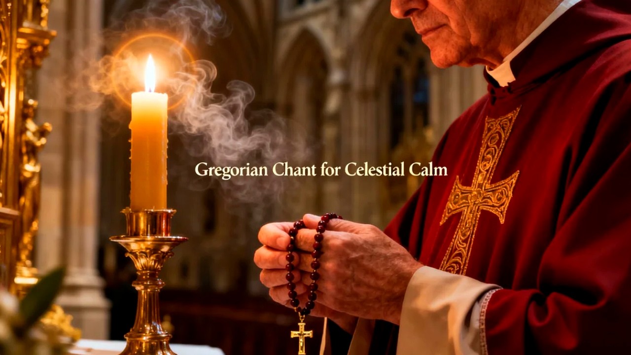 Gregorian Chant for Healing Sleep and Spiritual Balance | Benedictine Ambience and Holy Reflection