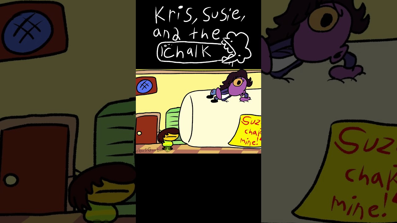Крис, Сьюзи и Мел (Deltarune Animation) #deltarune #susie #kris #animation
