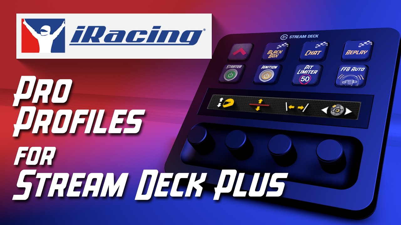 Установка и эксплуатация iRacing для Stream Deck Plus.