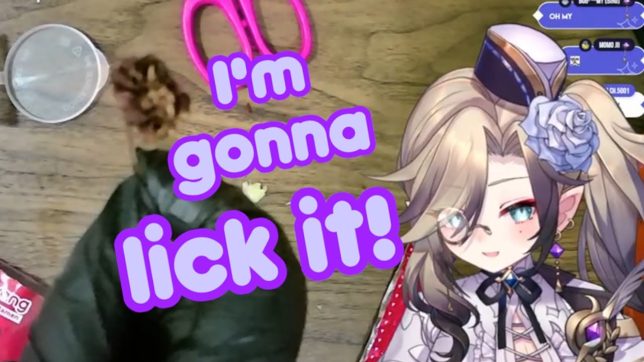 V-tuber licks a Carolina Reaper pepper! [Miya Kiseki]