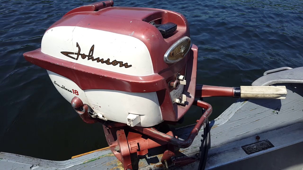 1958 Johnson FD-12 18hp Outboard Motor