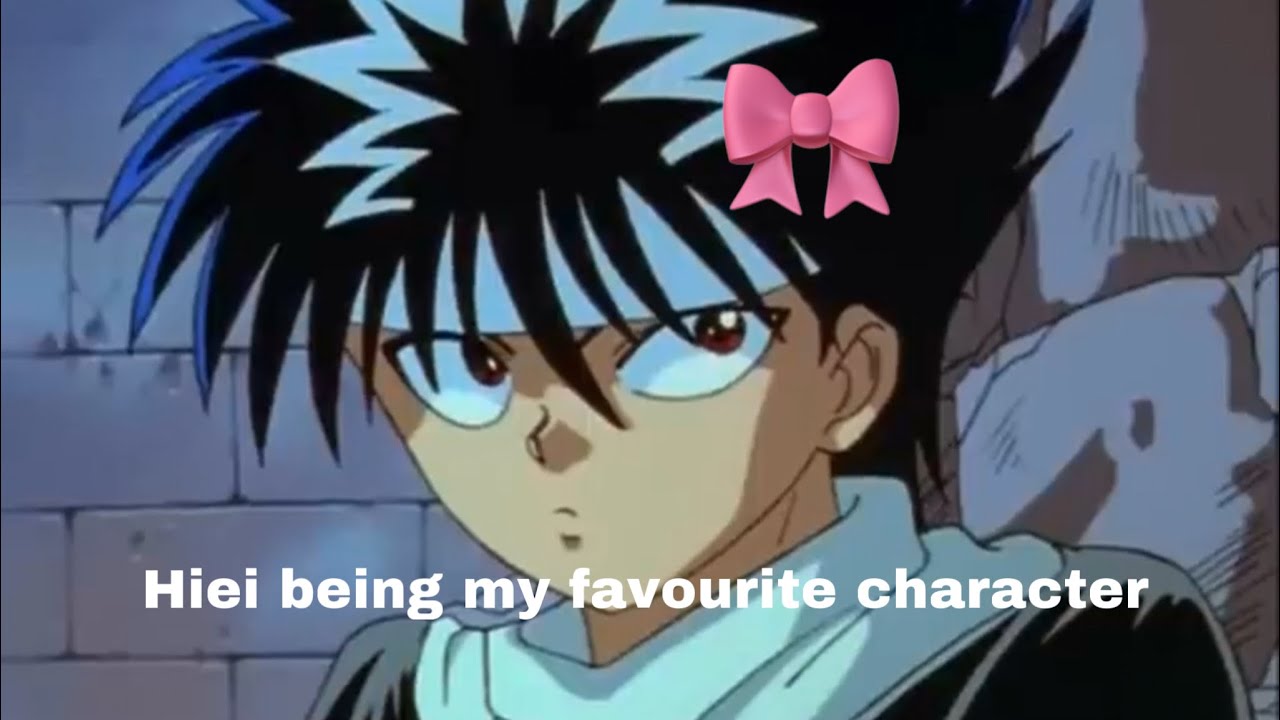 Hiei being my favourite character for nearly five minutes (yu yu hakusho)