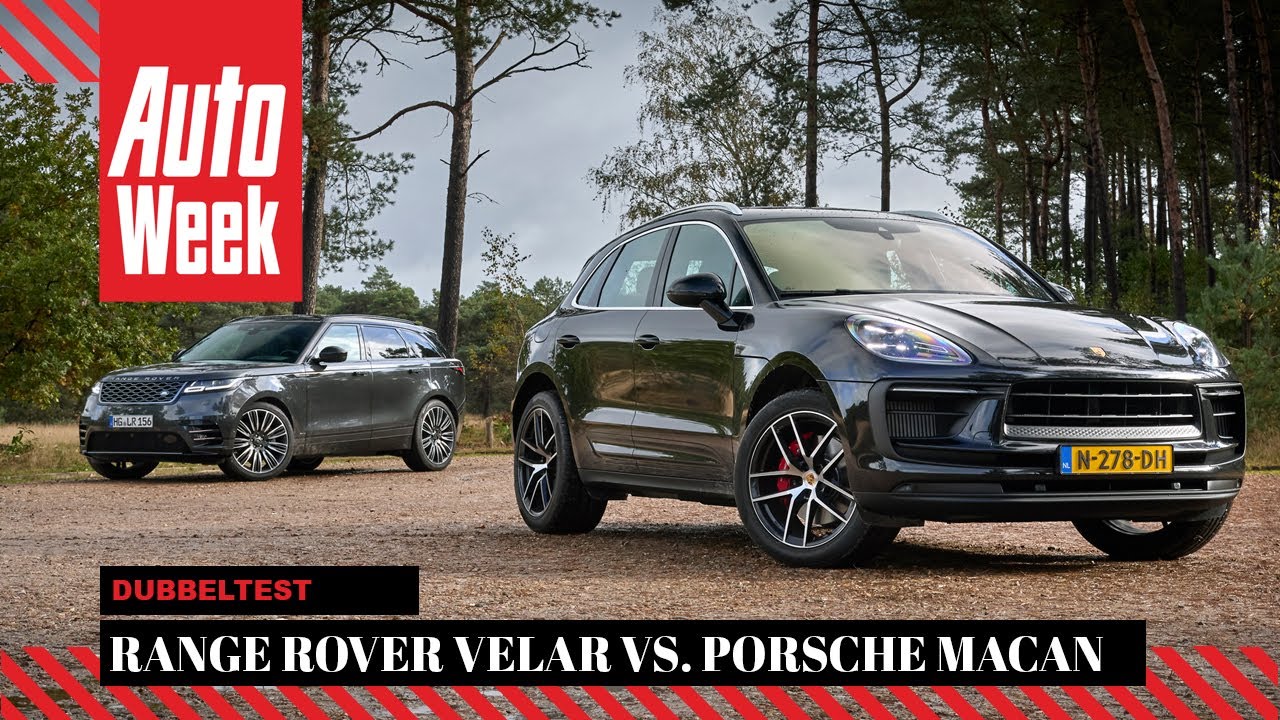 Porsche Macan S vs.  Range Rover Velar P400 - AutoWeek dubbeltest - English subtitles