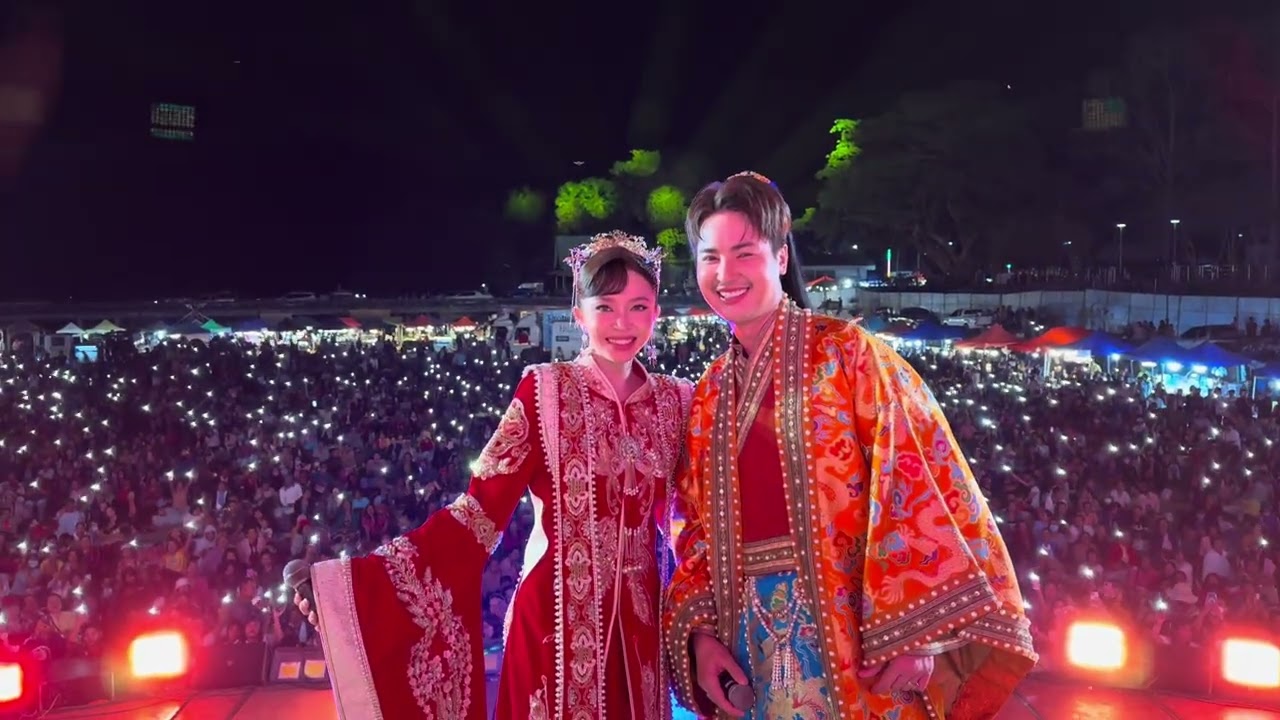 หวานๆหลัง￼วาเลนไทน์ขอบพระคุณพี่น้องชาวบ้านท่าลาด อำเภอเรณูนคร จังหวัดนครพนมะ#บอยศิริชัย #แอนอรดี