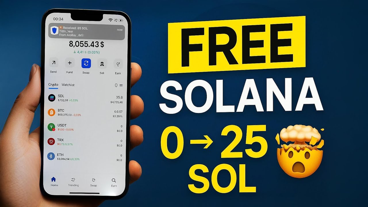 I Mined 25 SOL on a Free Mining App