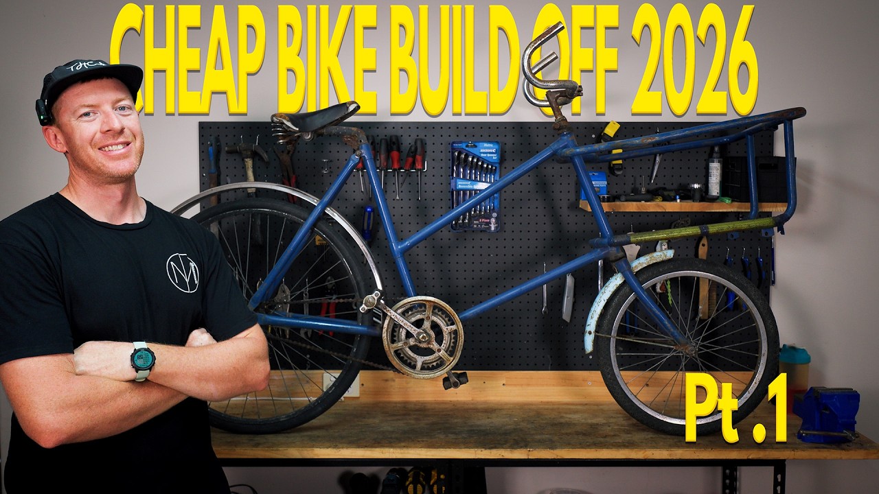 CHEAP BIKE BUILD OFF 2026 - Budget cargo bike build - Part 1