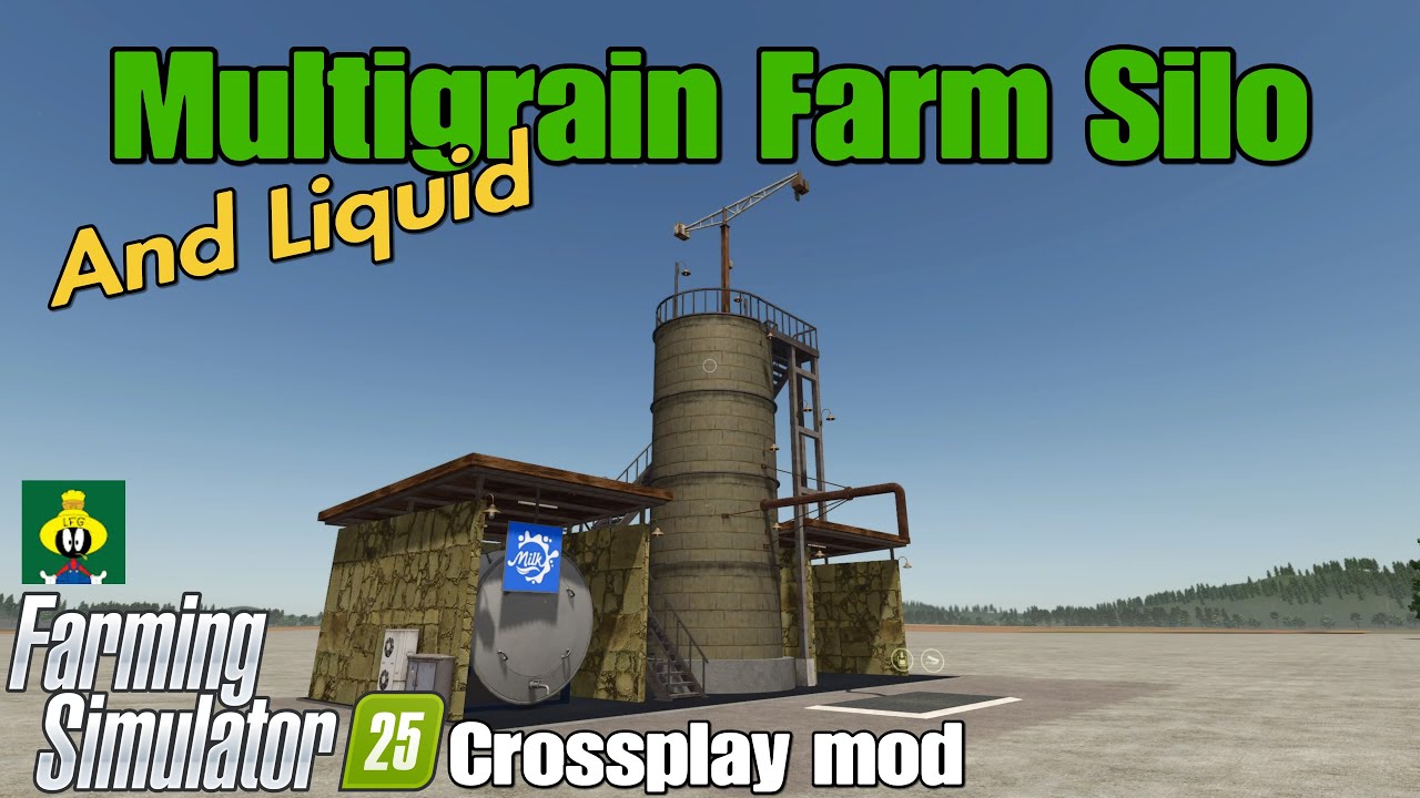 Multigrain Farm Silo / FS25 crossplay mod