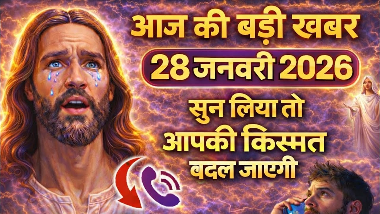 🟢✝️ 28 जनवरी मंगलवार 2026 का यीशु मसीह का सन्देश जरूर सुने Universe Message|Jesus Message#godmessage