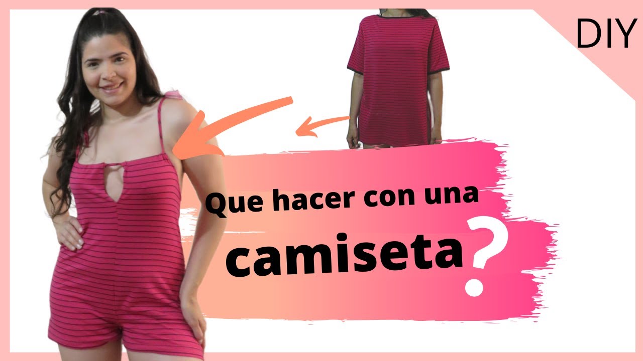 DIY  TRANSFORMA una CAMISETA en BRAGA✅ |BeruzkaDms💛