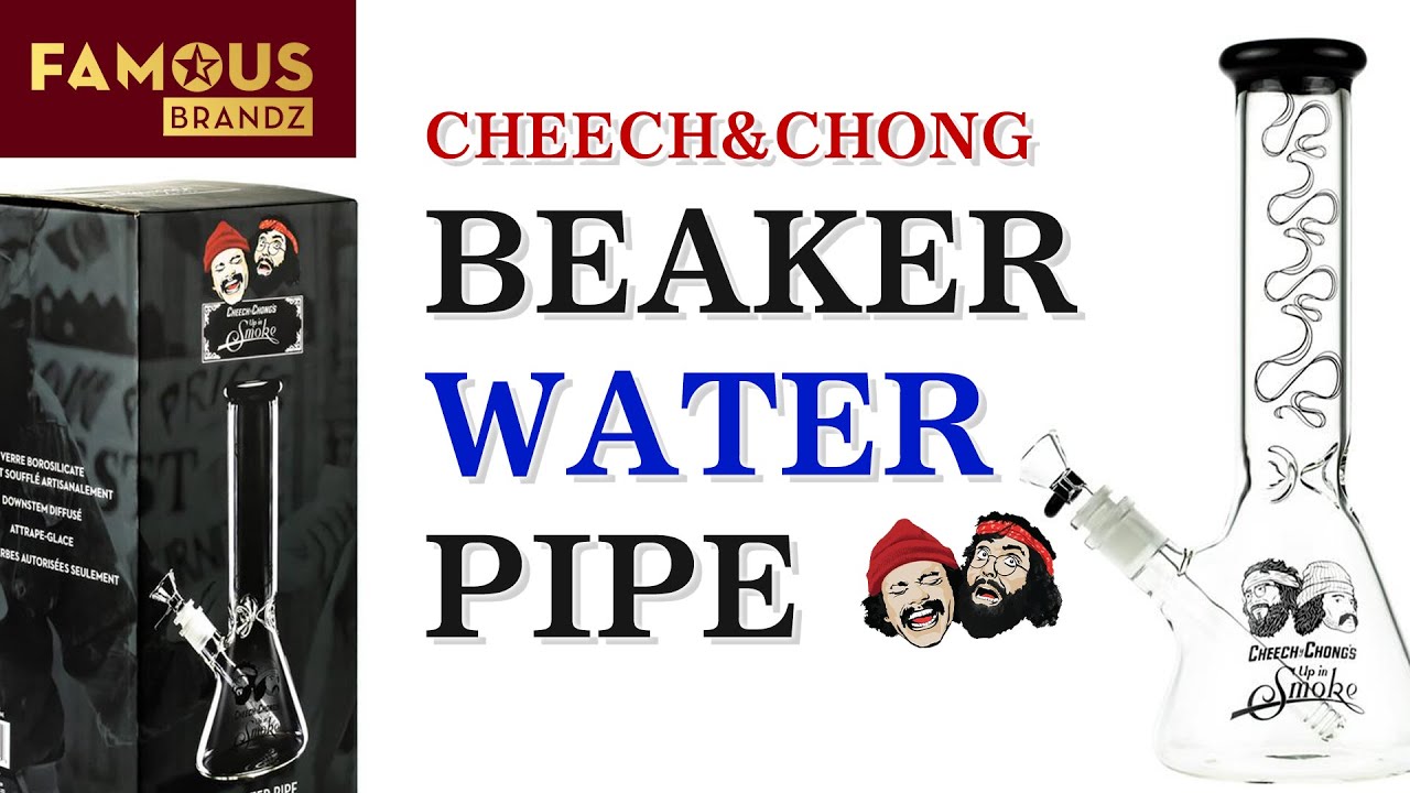 ガラスボング『FAMOUSBRANDZ - Cheech and Chong Beaker WATER PIPE』