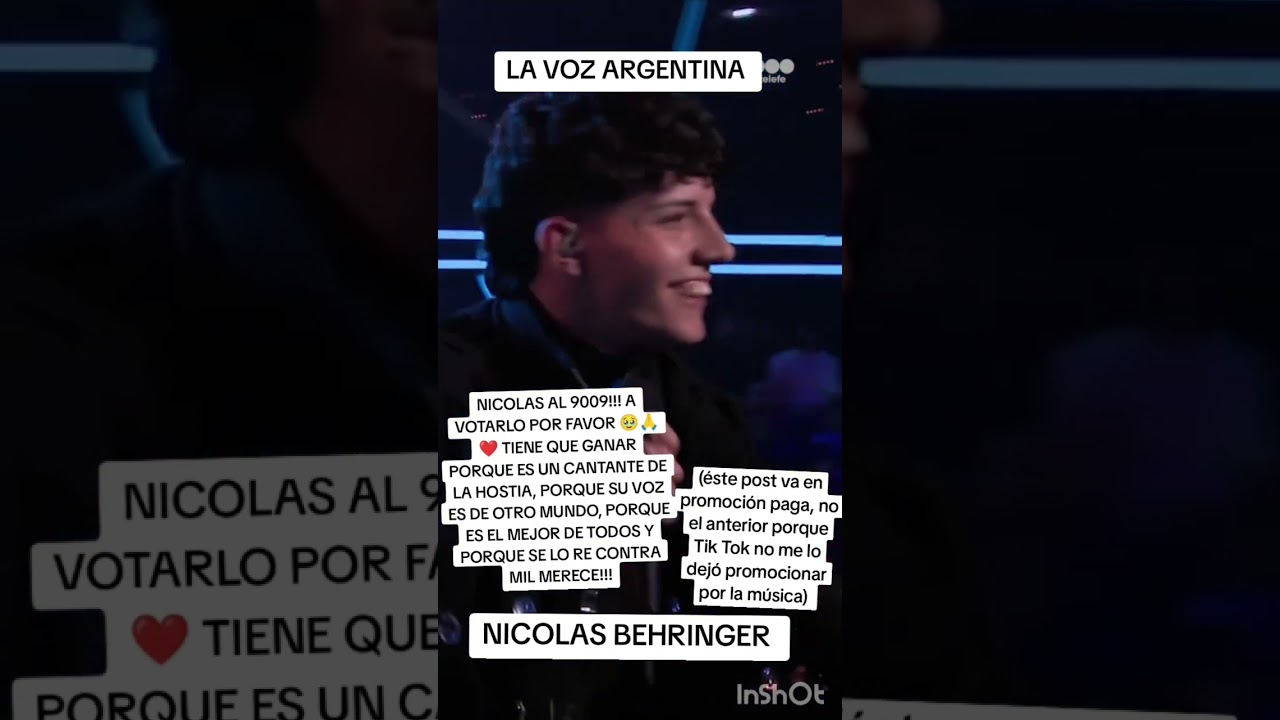 NICOLAS AL 9009! 🥹🙏❤️‍🔥 Nicolás Behringer 