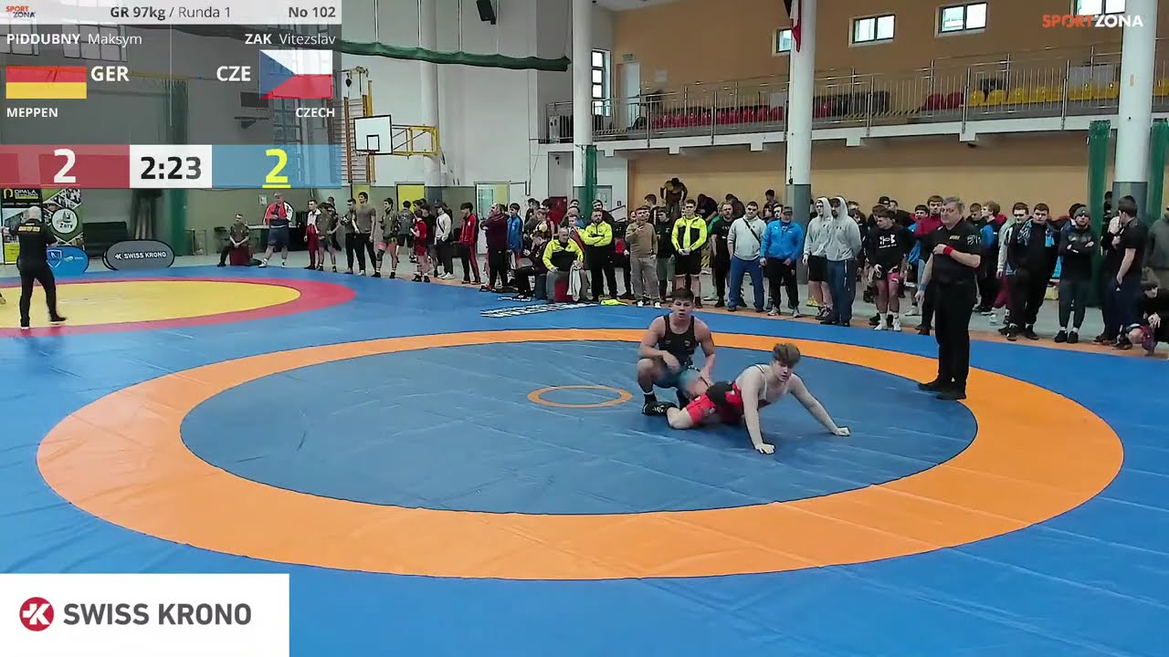 ZAPASY - (M2) Międzynarodowy Turniej Zapaśniczy AGROS CUP - Żary 2026. Mata 2.