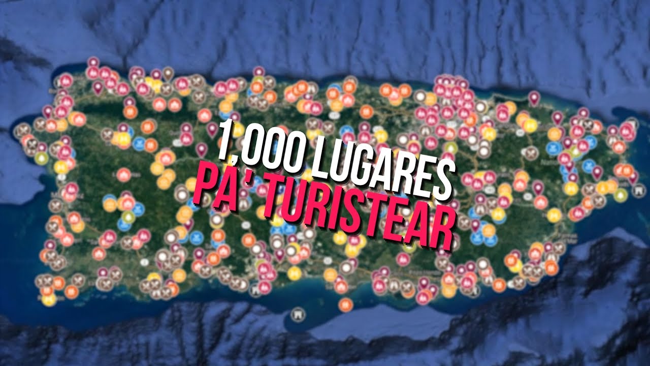 1,000 Lugares Pa' Turistear en Puerto Rico !