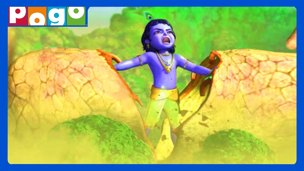 Little Krishna 🪈| Anacondas Aye Vrindavan!🫨| Hindi Cartoon😍| Kids Stories |@PogoChannel