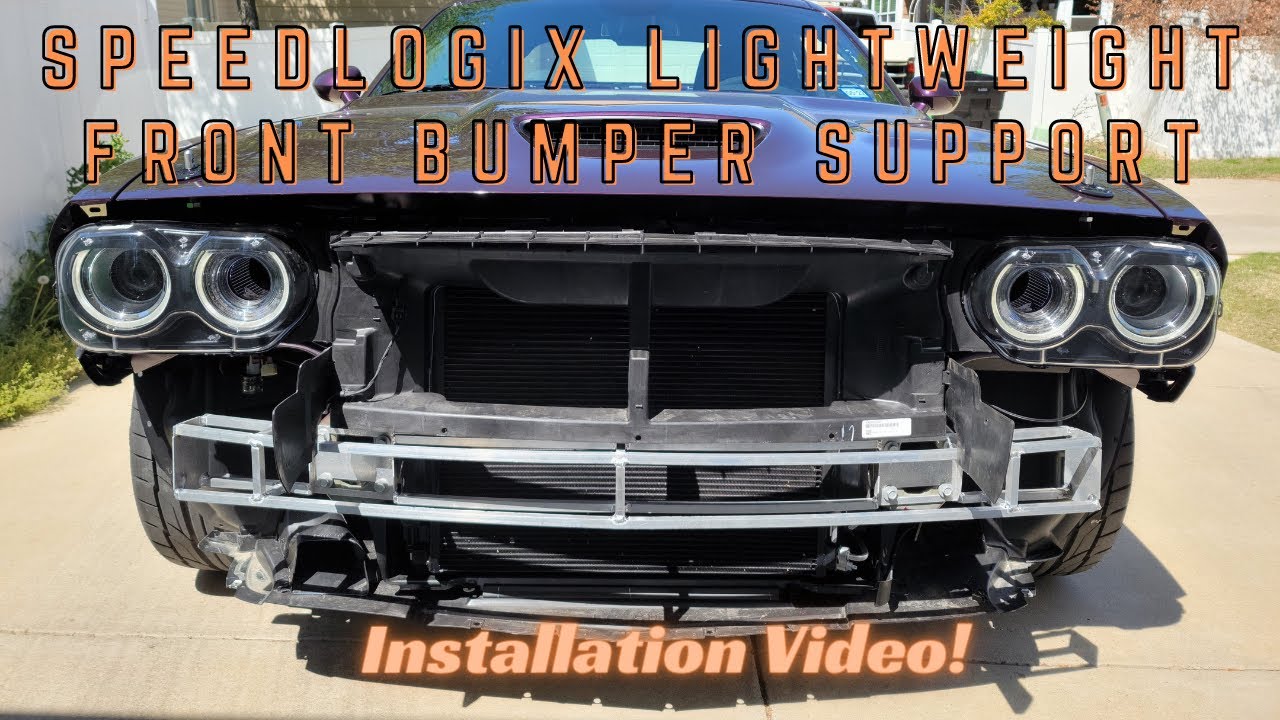Speedlogix Lightweight Front Bumper Support Installation Video on my 2020 Dodge Challenger 1320