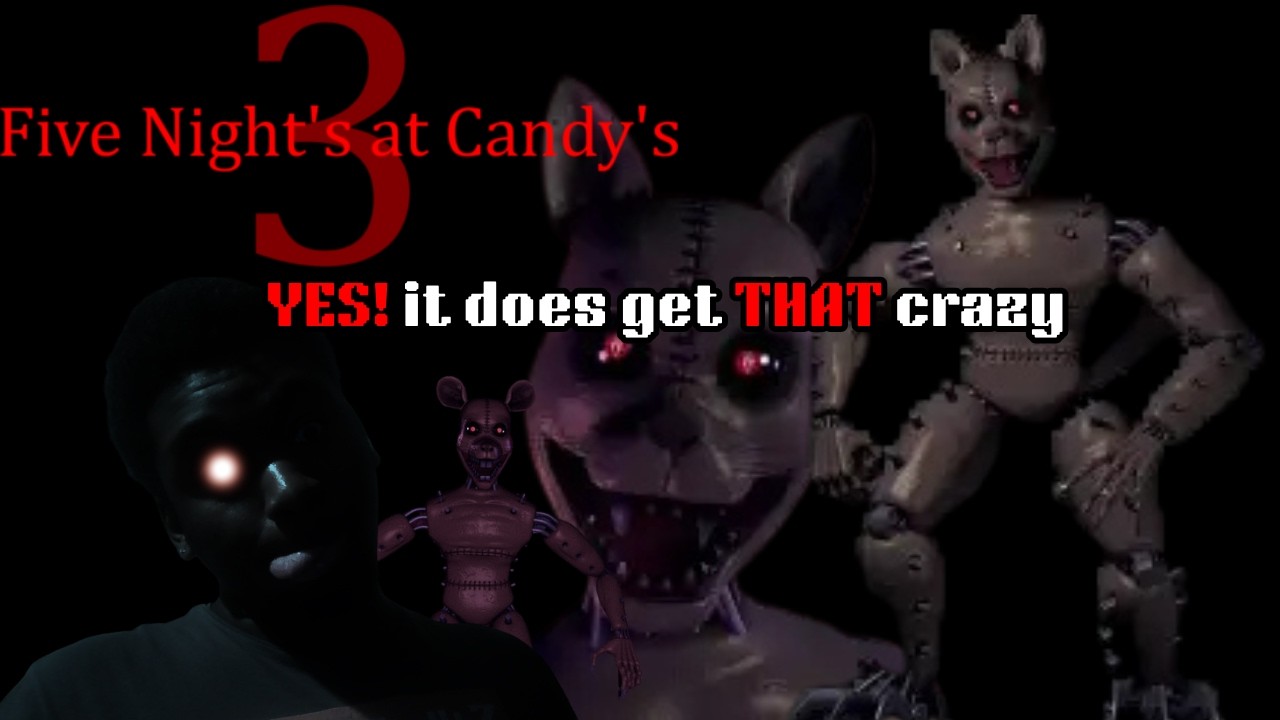 YES! It does get THAT crazy! | Five Nights at Candy's [Night 3]