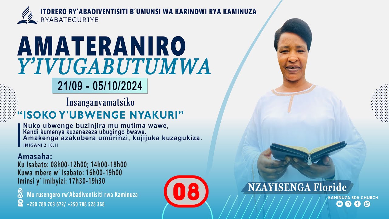 08 - ISOKO Y'UBWENGE NYAKURI -: URUKUTA RUKINGIRA ABANTU GUKORA ICYAHA..2..   By NZAYISENGA Floride