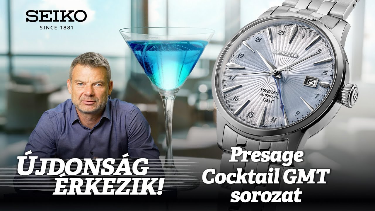 Újdonság Érkezik! Presage Cocktail GMT sorozat