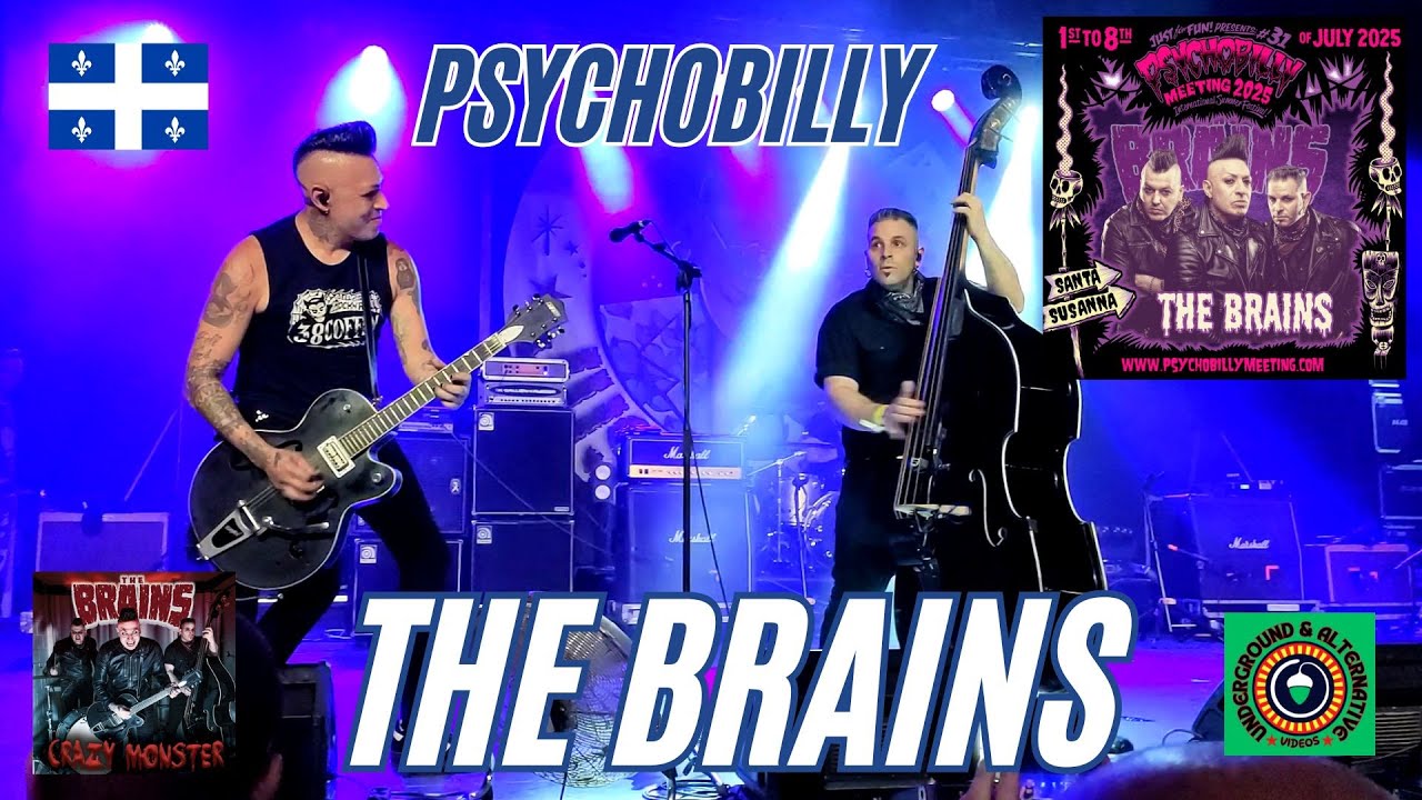 ☠️THE BRAINS- Psychobilly Meeting 2025/Santa Susanna (Barcelona) 3/7/2025
